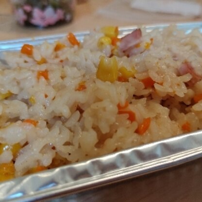 米炒めてないのに、美味しく出来ました〜♫
ご馳走さまでした。